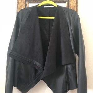 Small black just fab zip jacket